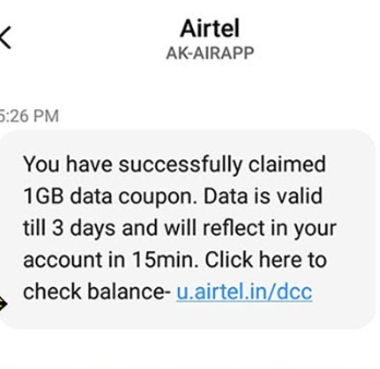 Airtel 1GB Data From Kurkure, Lay's